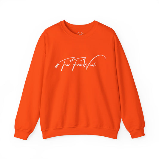 #FarFromWeak Unisex Heavy Blend™ Crewneck Sweatshirt