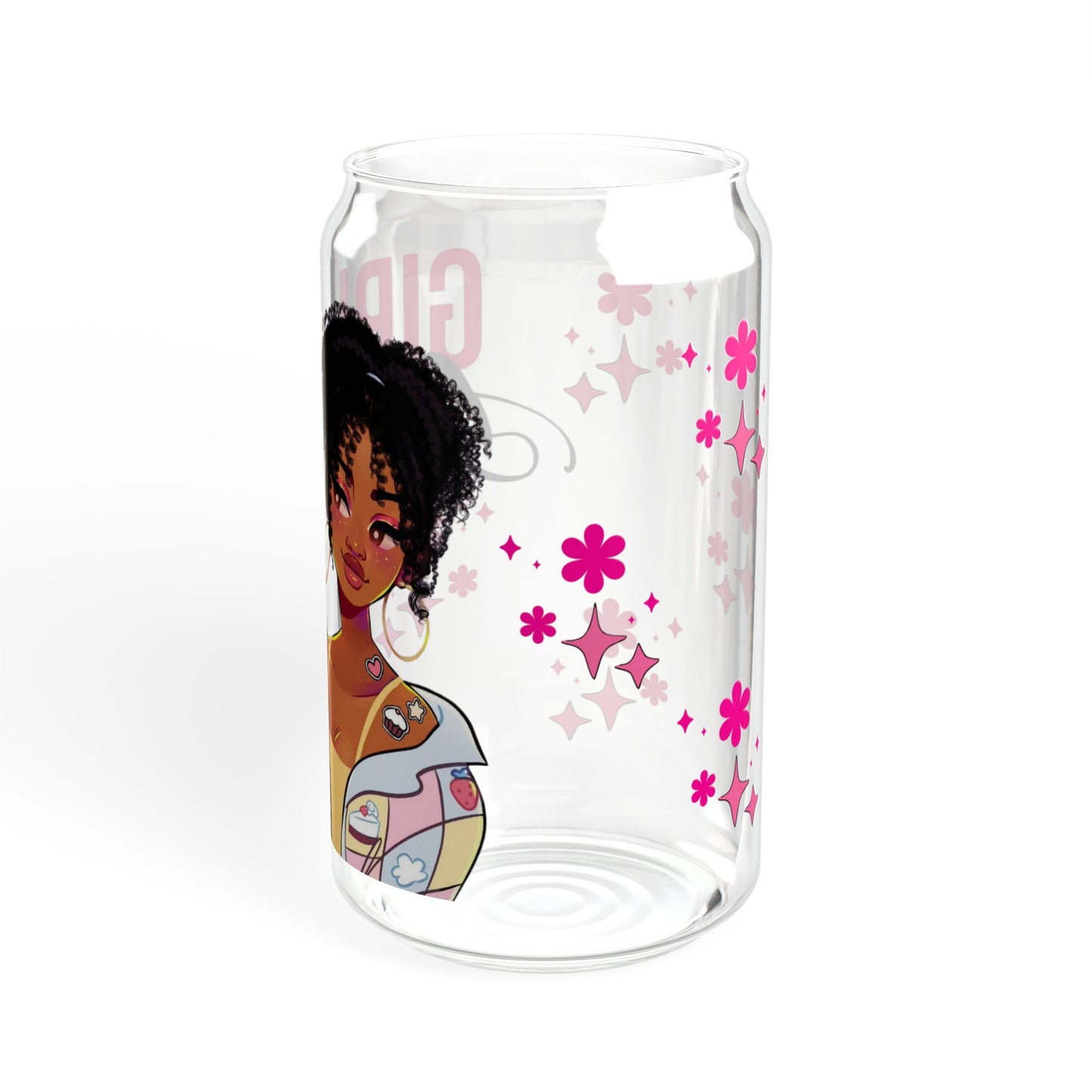 Girl Boss Sipper Glass, 16oz